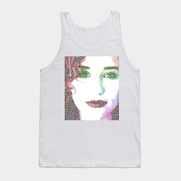 Tori Amos Word Portrait (Cornflake Girl lyrics) Tank Top by RandomGoodness